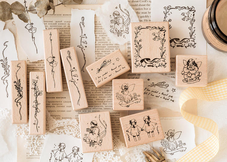 Little Cottage Series Rubber Stamps