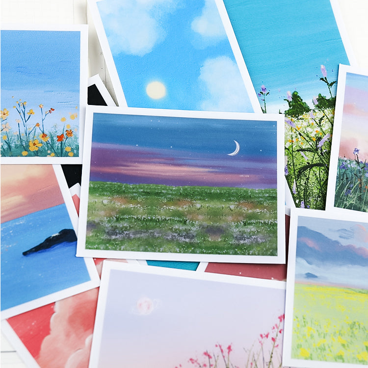 Landscape Paintings Stickers Pack