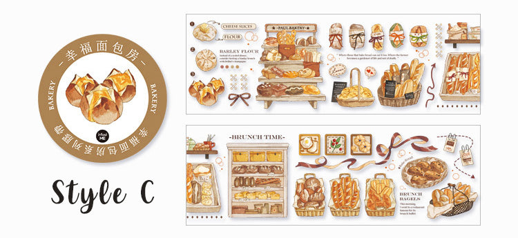 Lucky Bakery Clear Masking Tape
