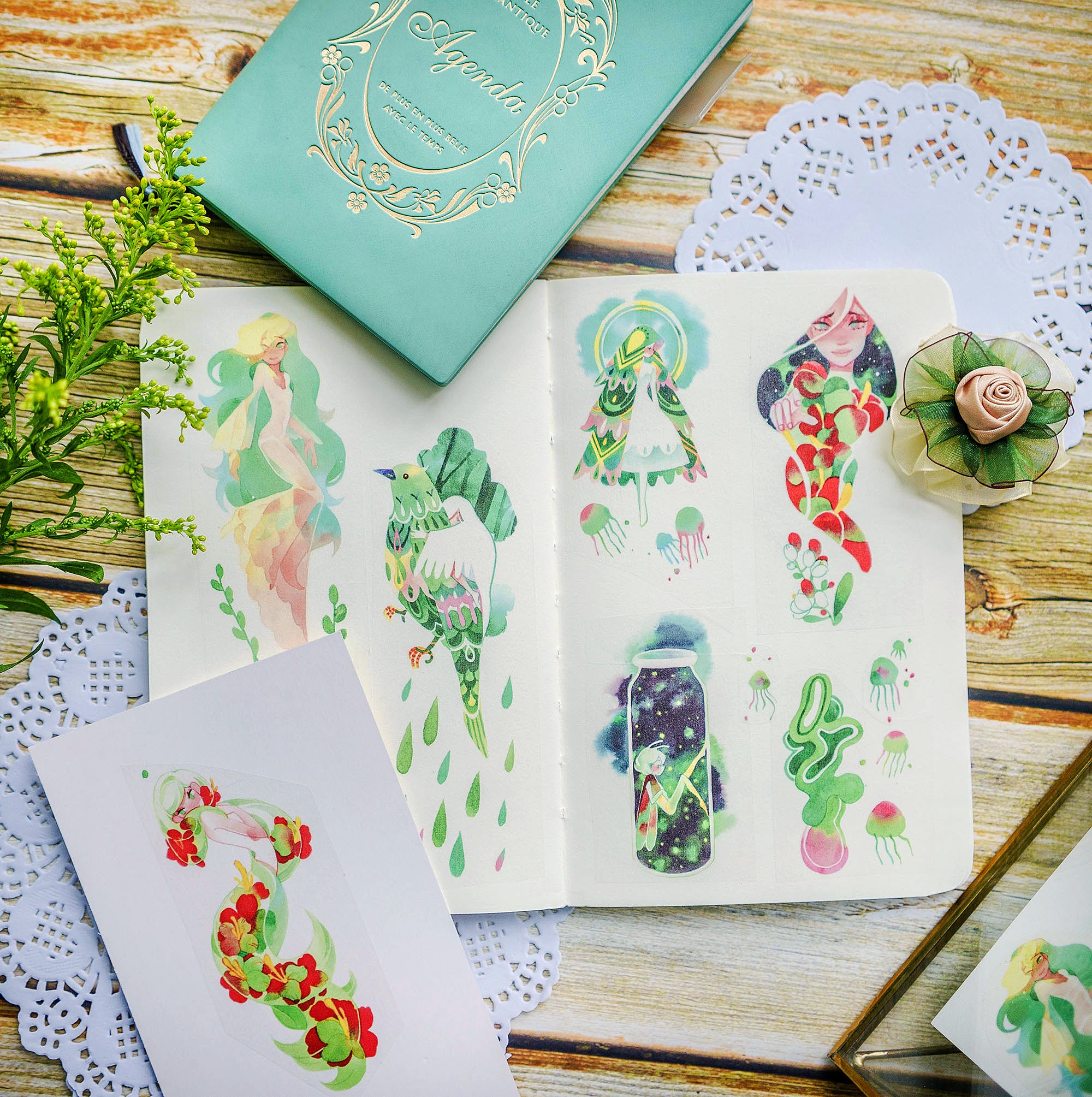 Miaopaji Masking Tape: Lustrous Green