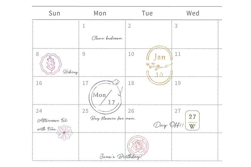 MU Lifestyle Icon Stamp NO. 05