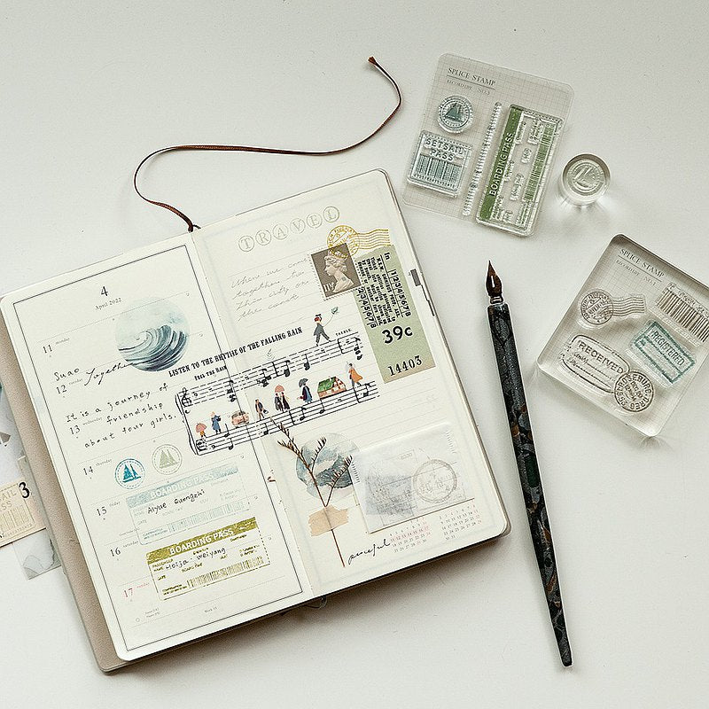 MU Lifestyle Record Life Splice Stamp NO. 03