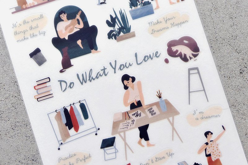 MU Lifestyle Print-On Stickers: 080