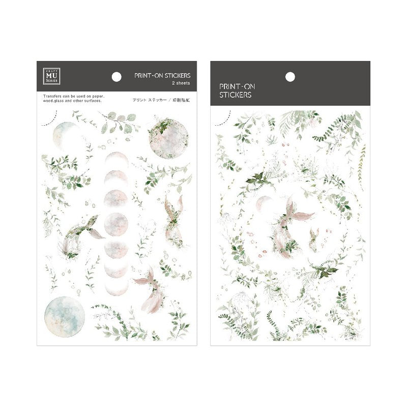 MU Lifestyle Print-On Stickers: 090