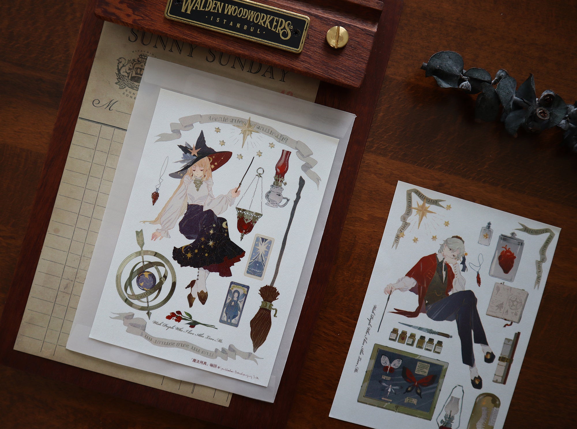 Scribbulus Everchanging Inks: Magical Instruments Sticker Sheets