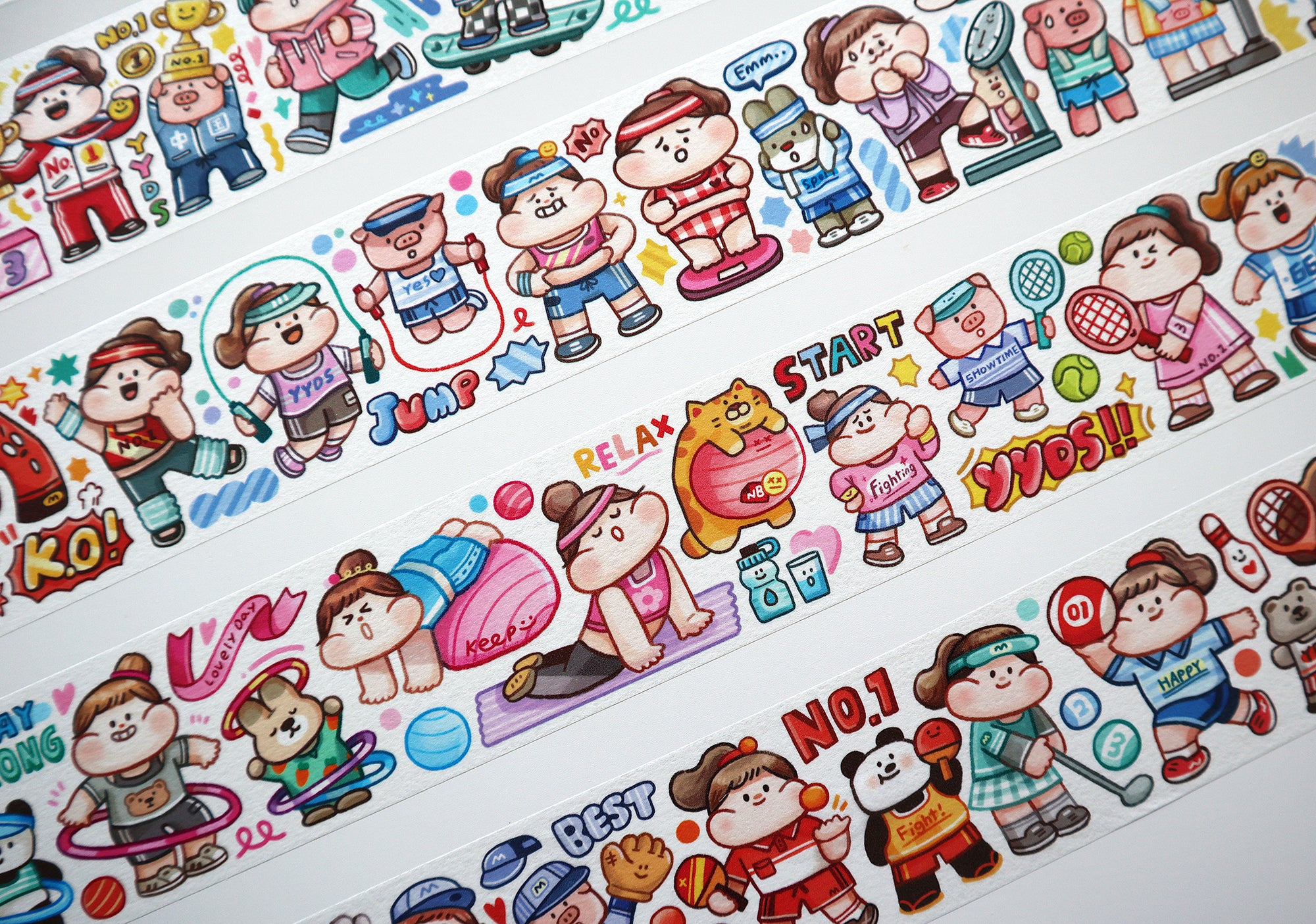 Meatball Washi Tape: Better Body Better Life