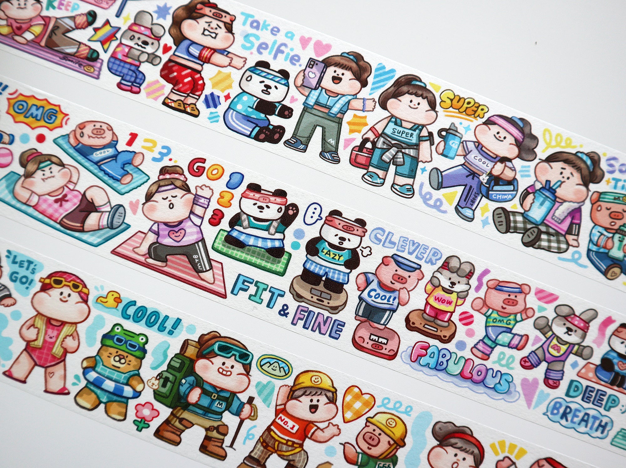 Meatball Washi Tape: Better Body Better Life