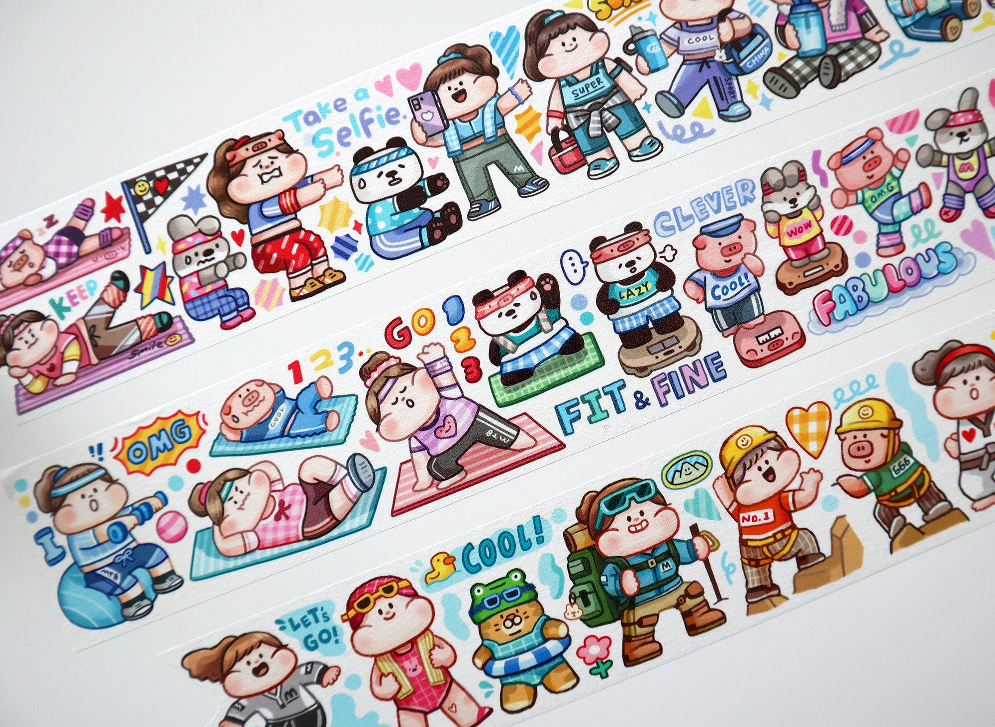 Meatball Washi Tape: Better Body Better Life