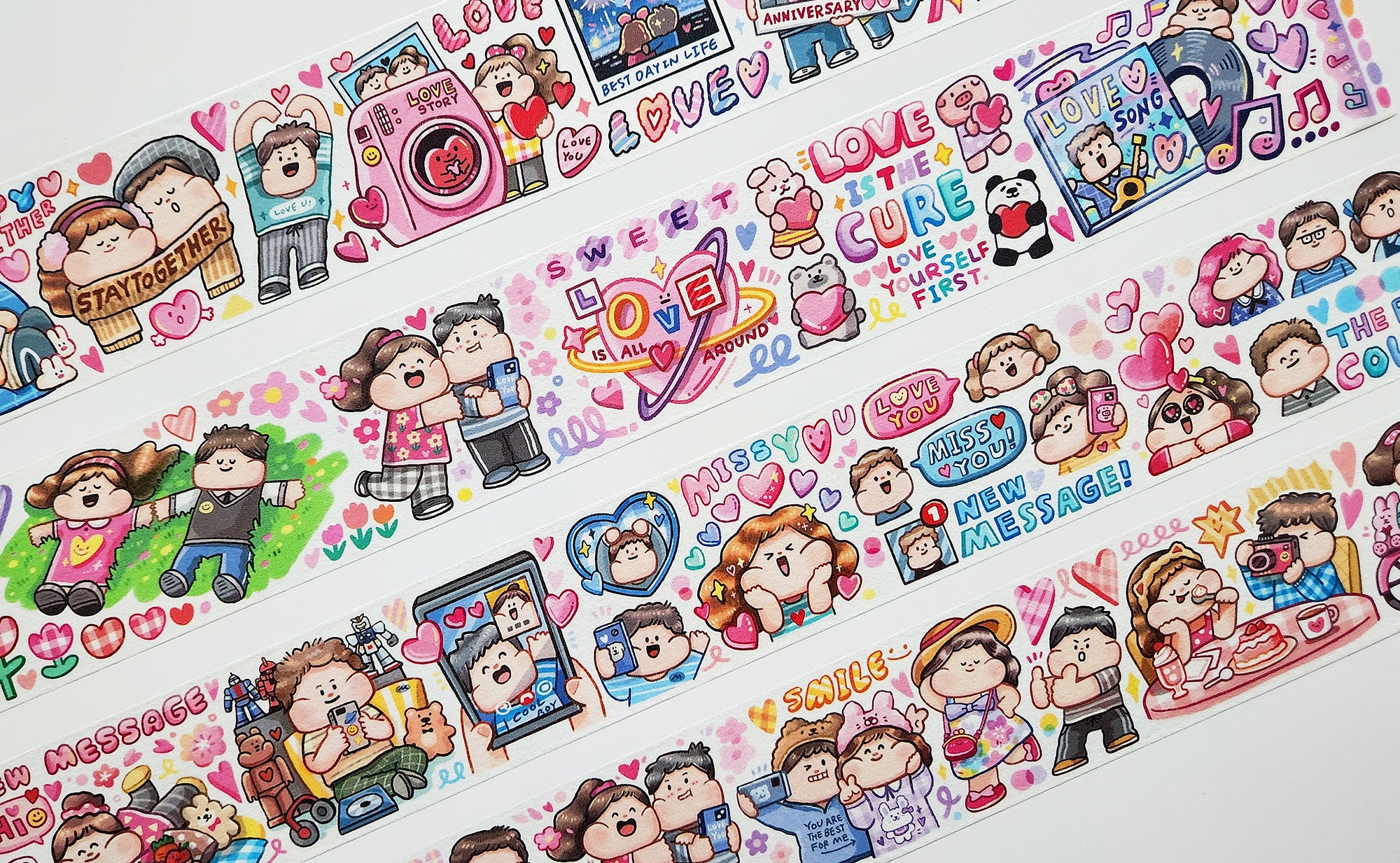 Meatball Washi Tape: Love Story