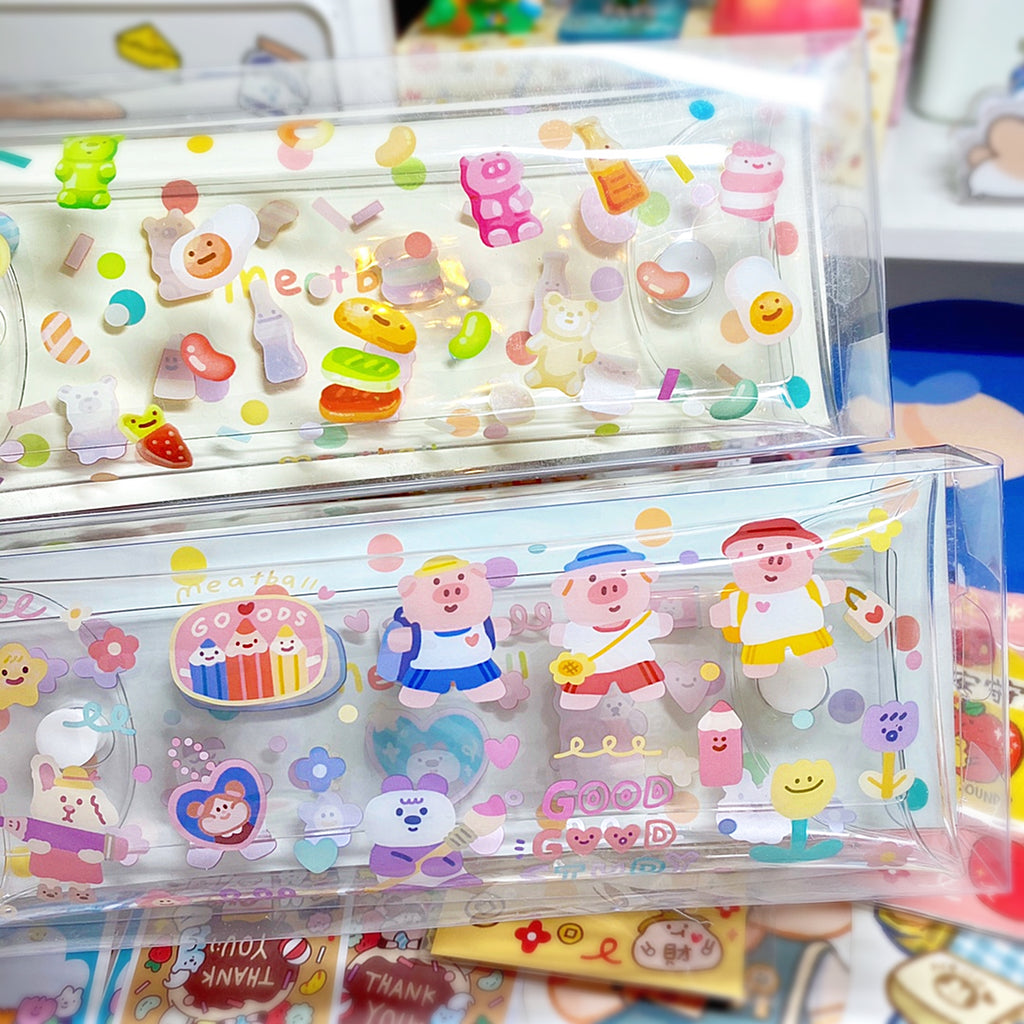 Meatball Series Clear Pencil Bag – Papergame