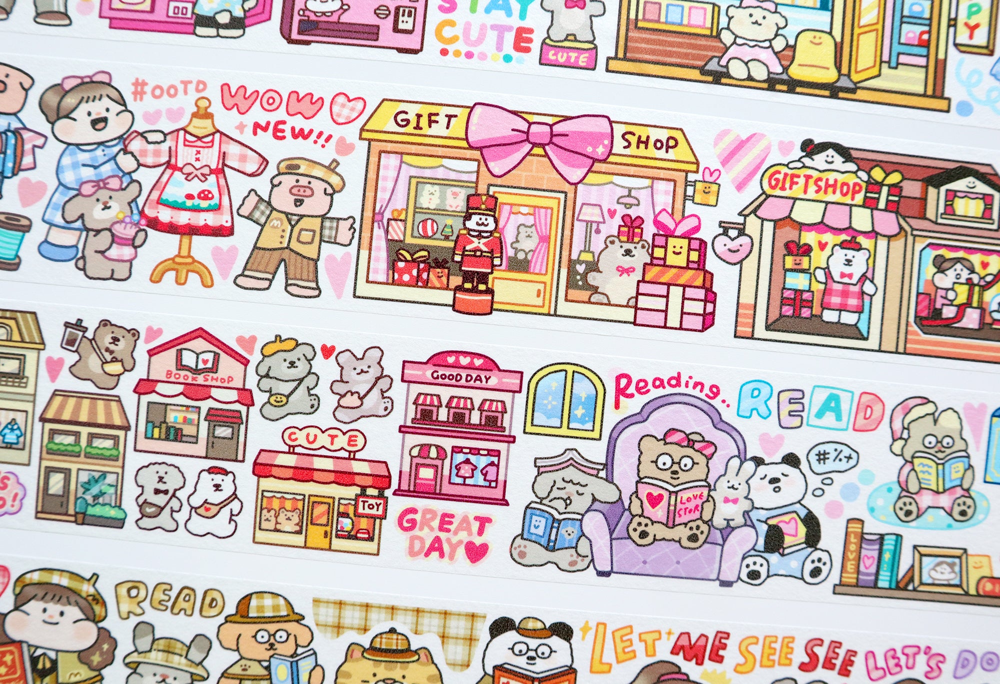 Meatball Washi Tape: Shopping Street 2