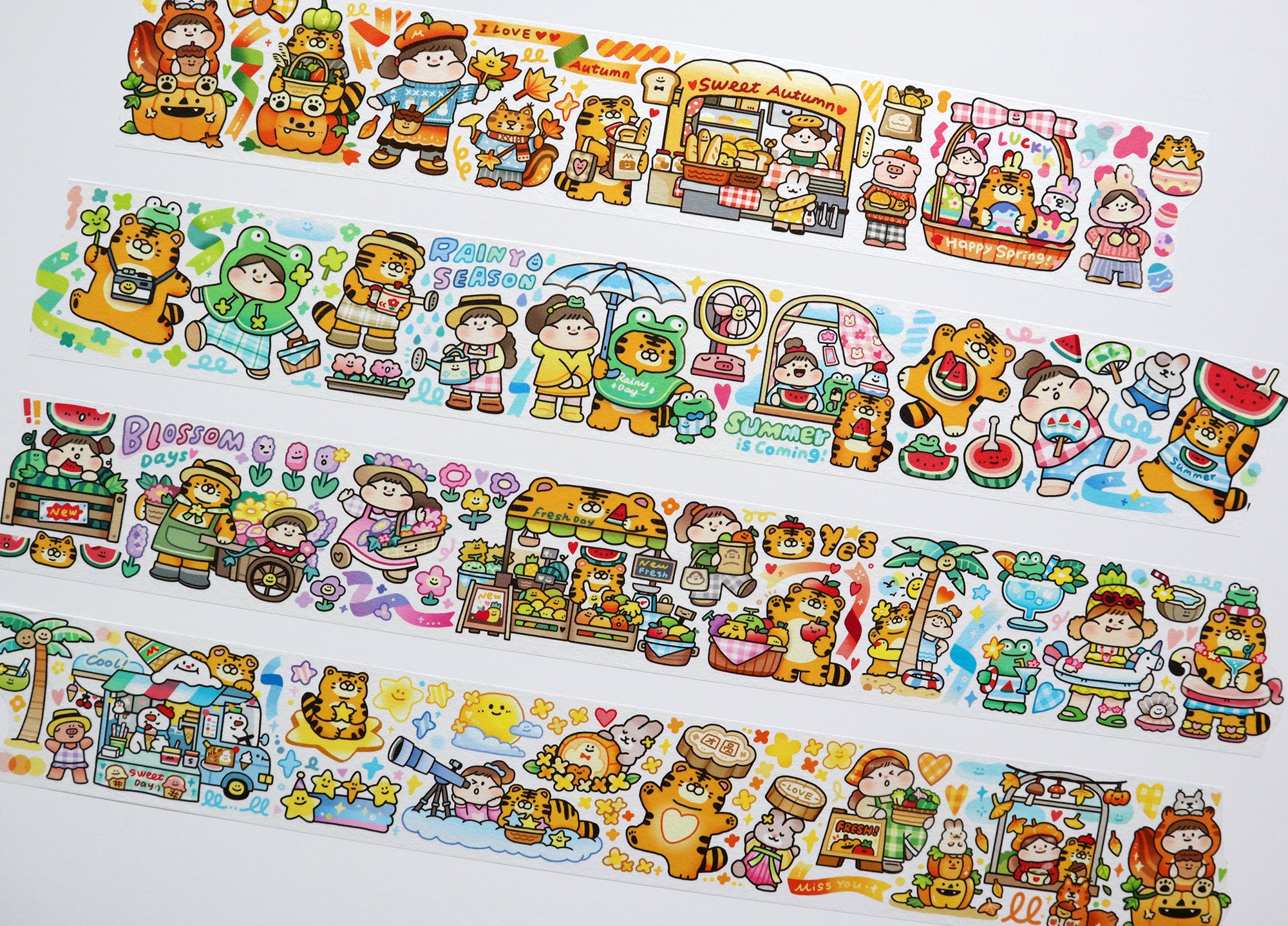 Meatball Washi Tape Set: Year of the Tiger
