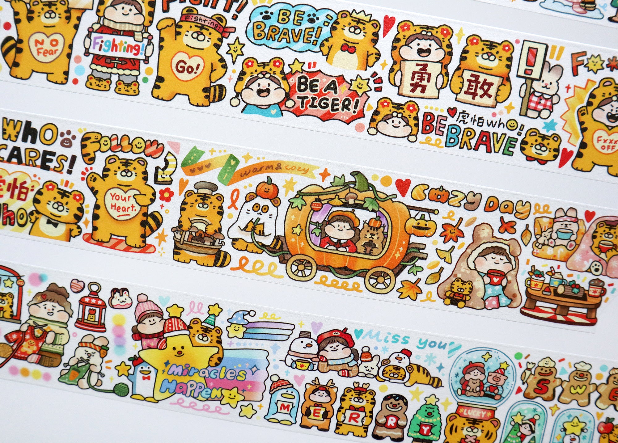 Meatball Washi Tape Set: Year of the Tiger