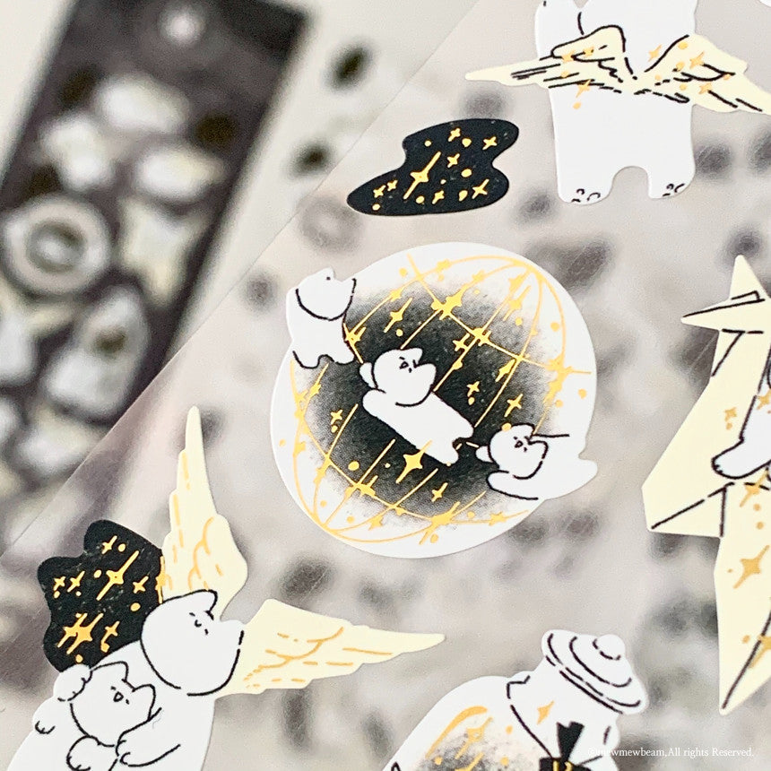 Mewmewbeam Sticker Sheet: Wings
