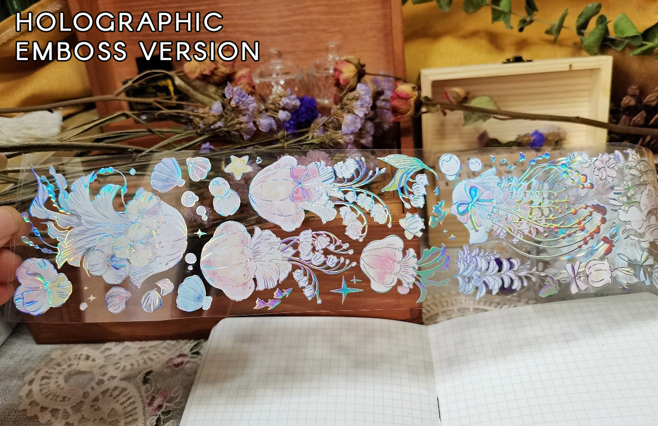 Menu Stationery Masking Tape: Flower Jellyfish