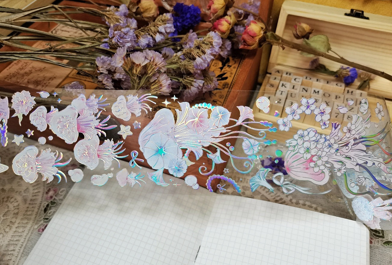Menu Stationery Masking Tape: Flower Jellyfish