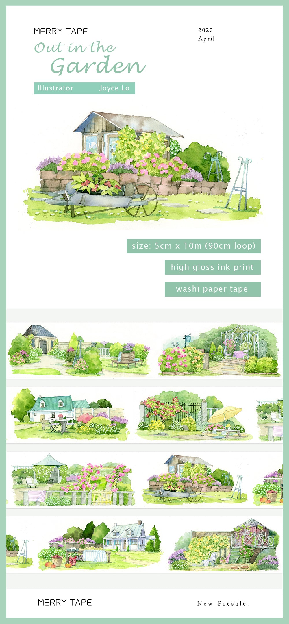 Merry Tape: Out in the Garden