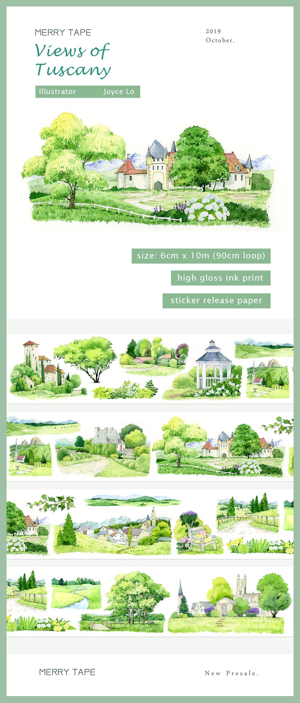 Merry Tape: Views of Tuscany