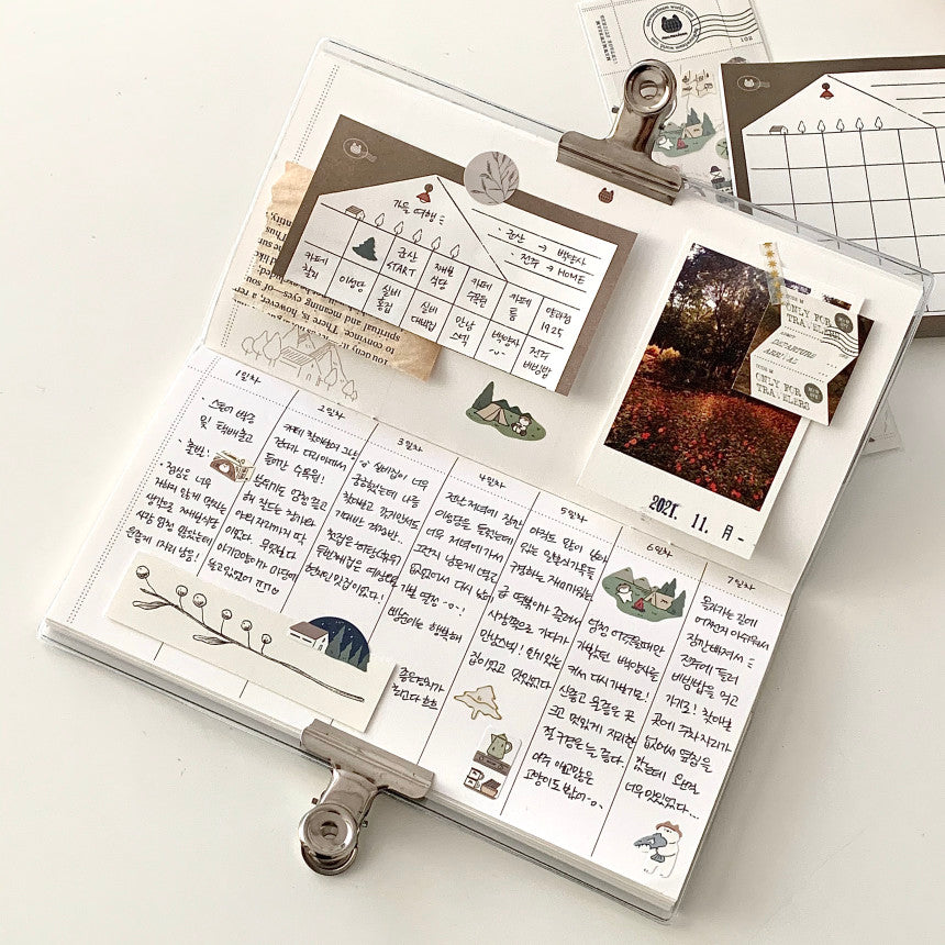 Mewmewbeam Sticker Sheet: Camping