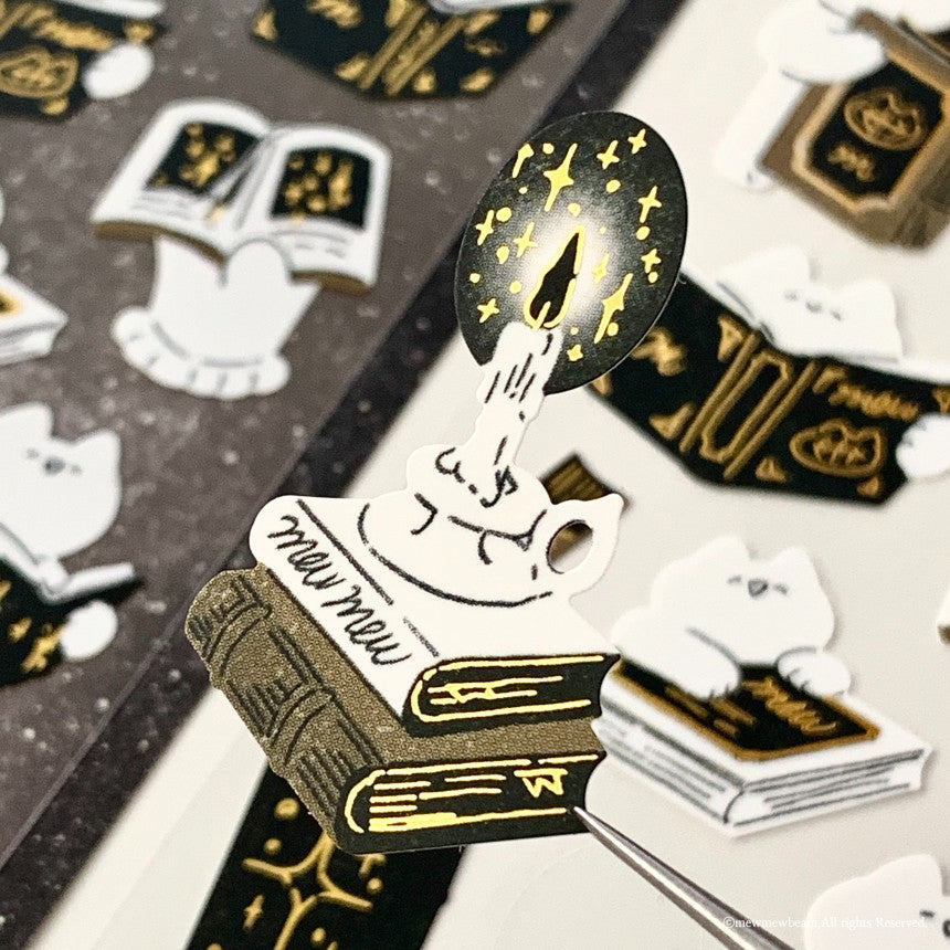Mewmewbeam Sticker Sheet: Candle