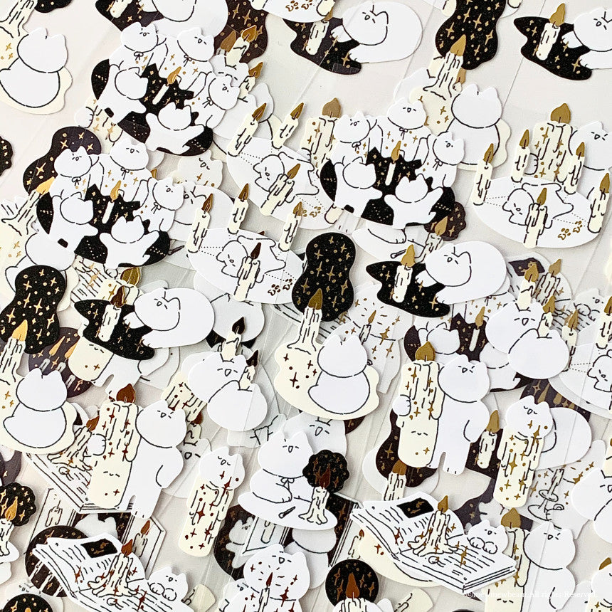 Mewmewbeam Sticker Sheet: Candle