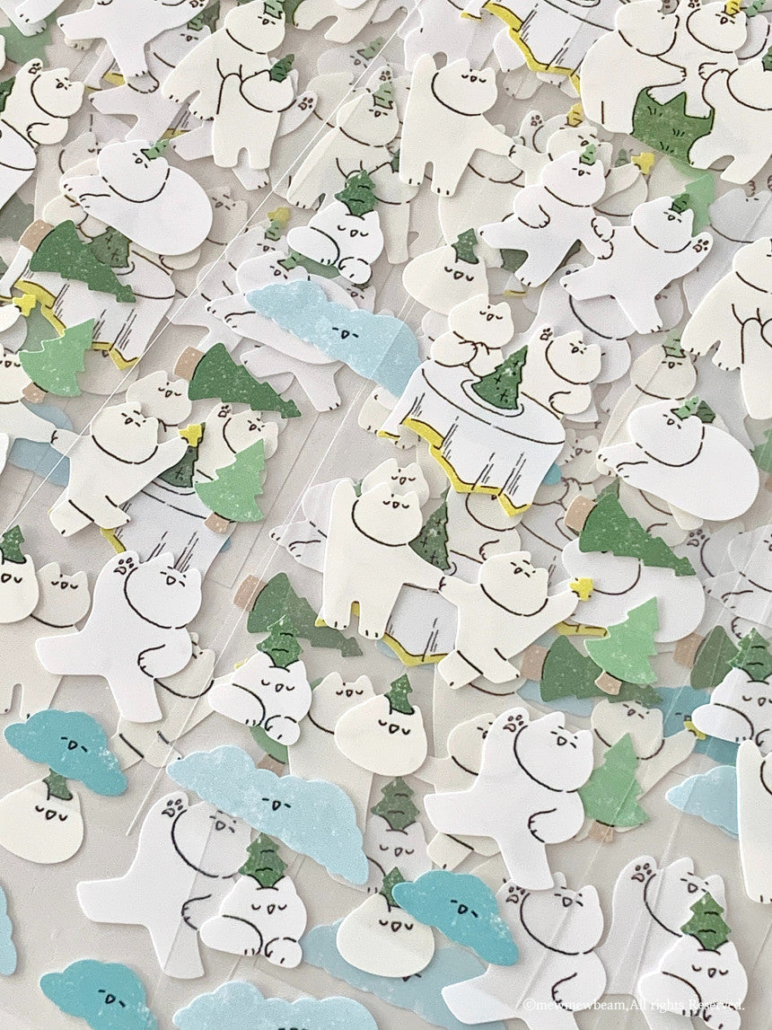 Mewmewbeam Sticker Sheet: Dance Party