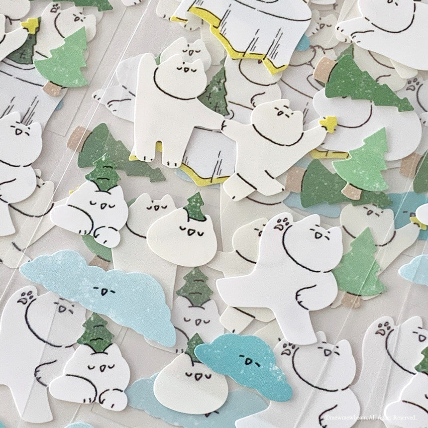 Mewmewbeam Sticker Sheet: Dance Party