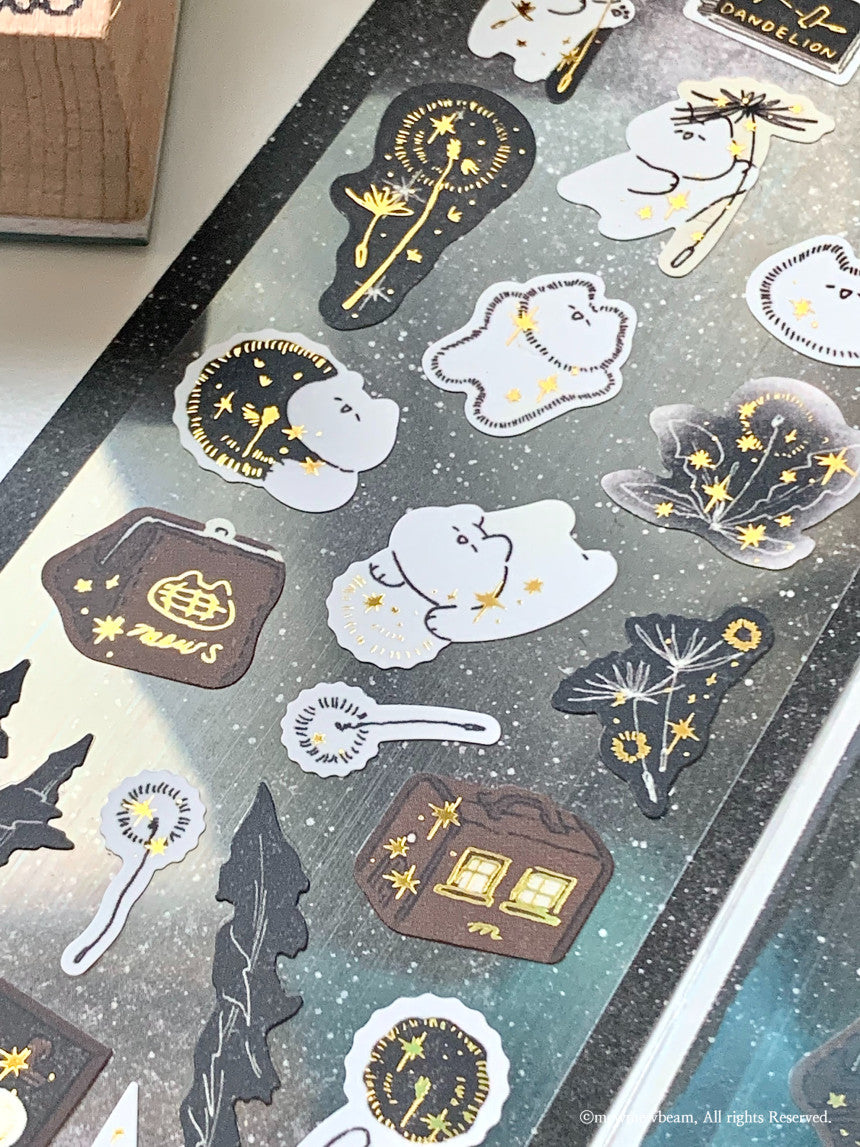 Mewmewbeam Sticker Sheet: Dandelion