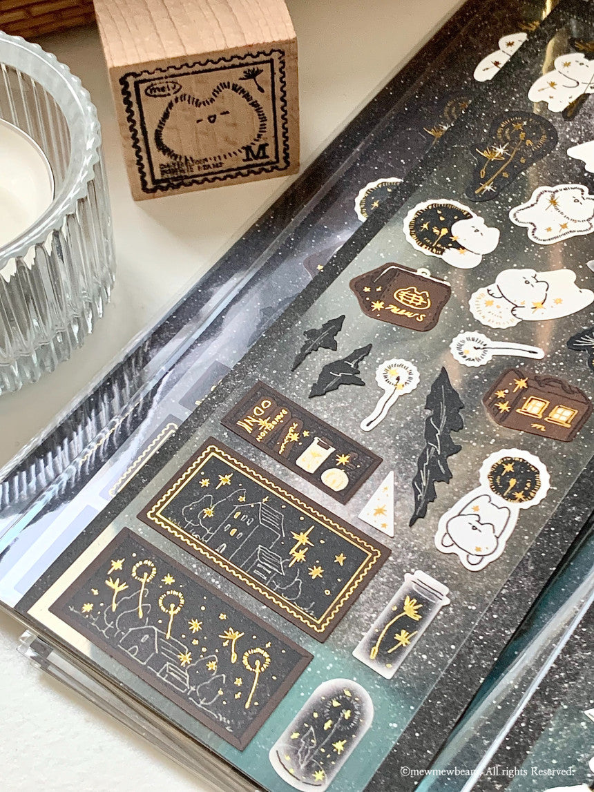 Mewmewbeam Sticker Sheet: Dandelion