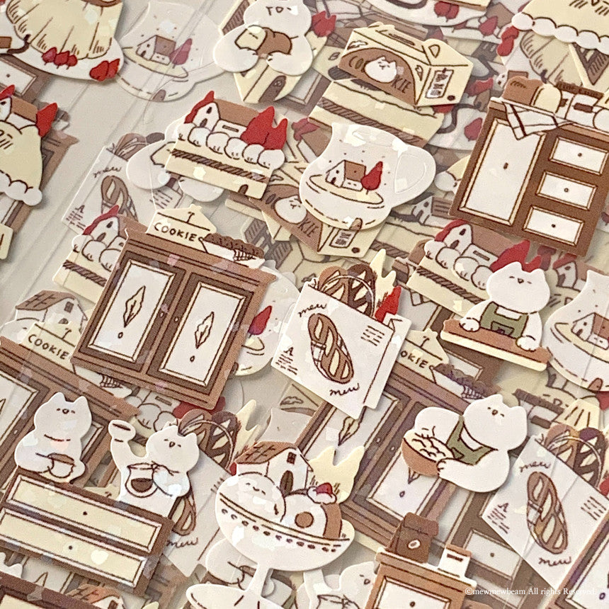 Mewmewbeam Sticker Sheet: Dessert
