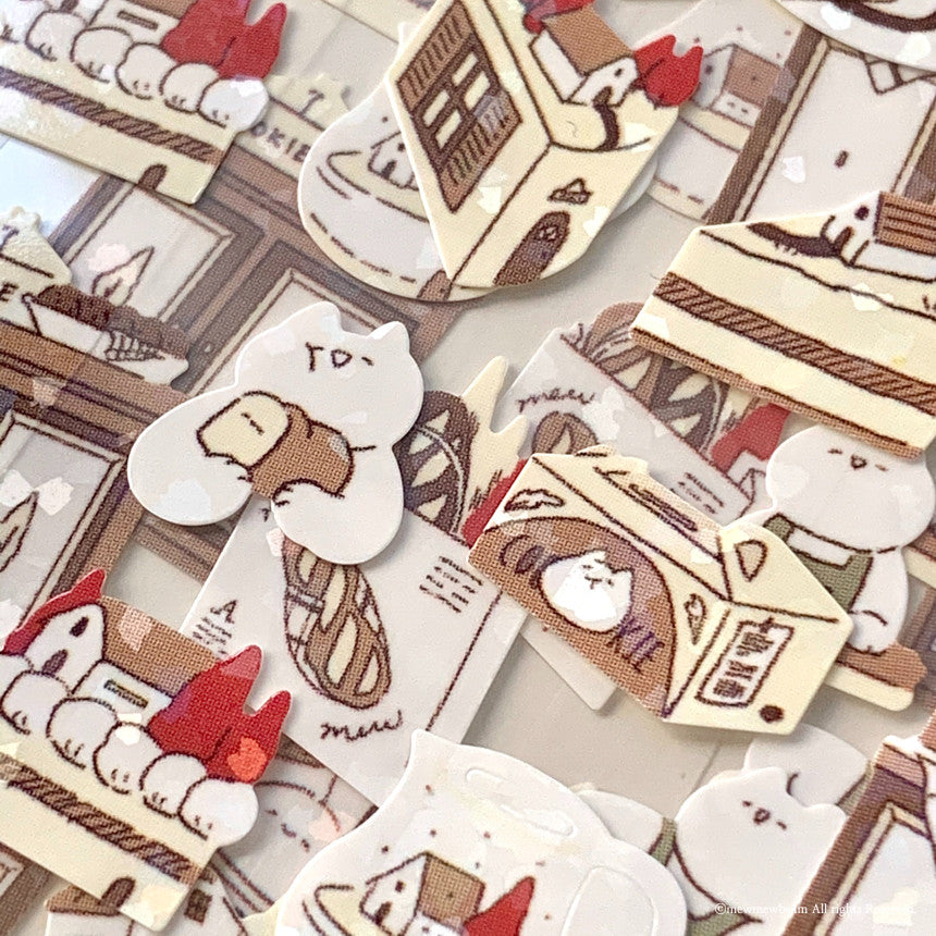 Mewmewbeam Sticker Sheet: Dessert