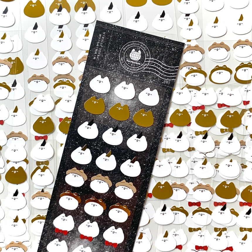 Mewmewbeam Sticker Sheet: Face Set