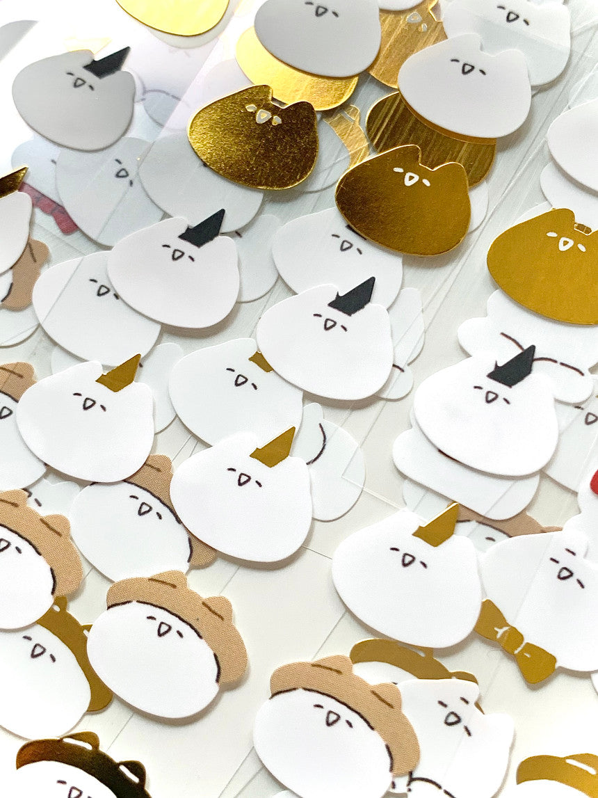 Mewmewbeam Sticker Sheet: Face Set