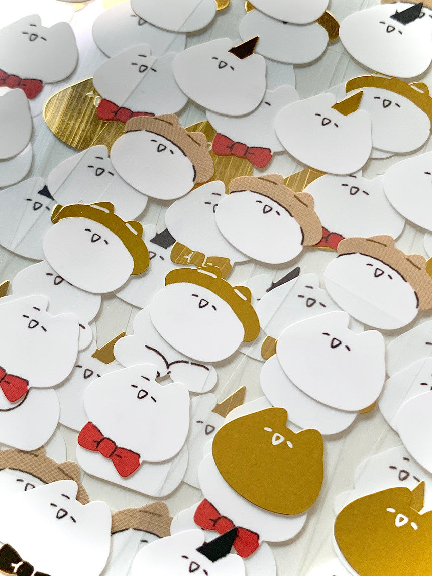 Mewmewbeam Sticker Sheet: Face Set