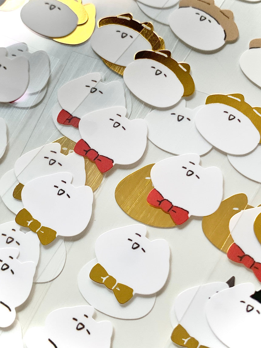 Mewmewbeam Sticker Sheet: Face Set