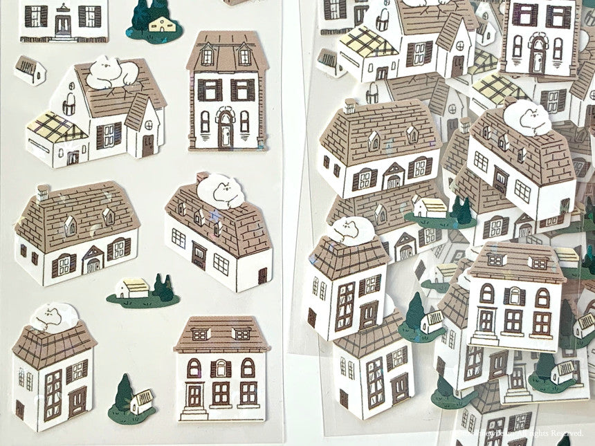 Mewmewbeam Sticker Sheet: House