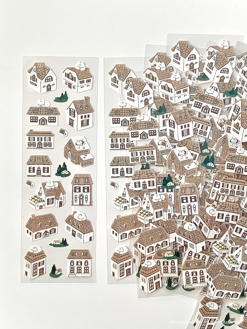 Mewmewbeam Sticker Sheet: House