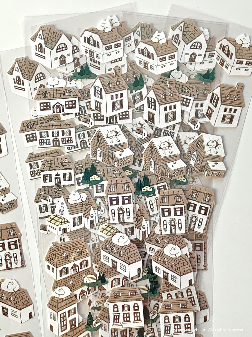 Mewmewbeam Sticker Sheet: House