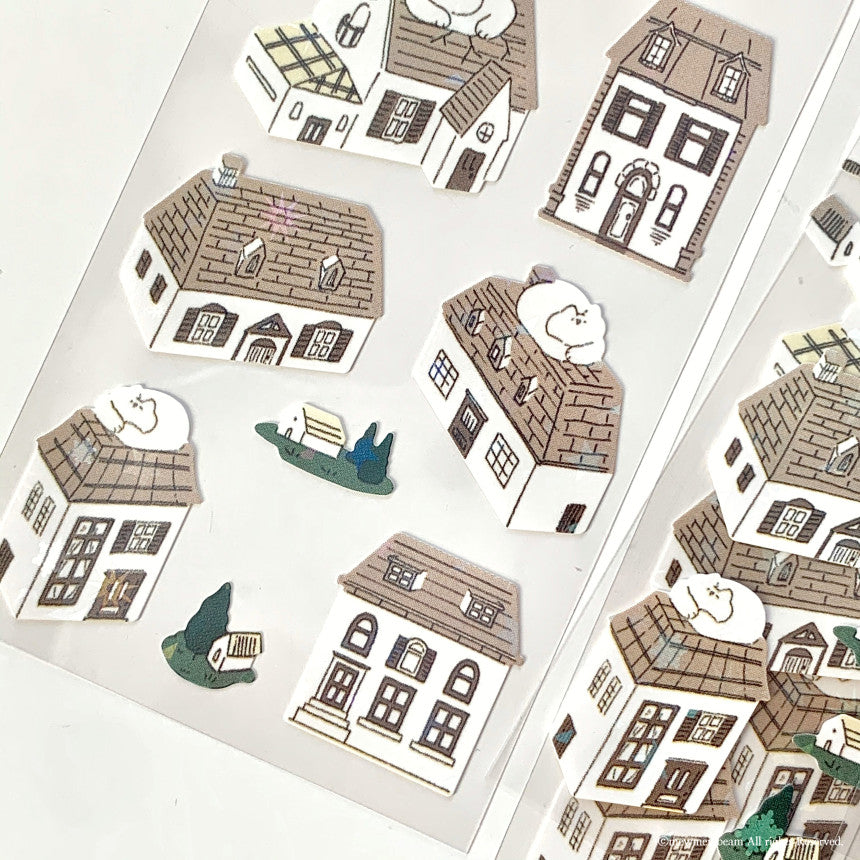 Mewmewbeam Sticker Sheet: House