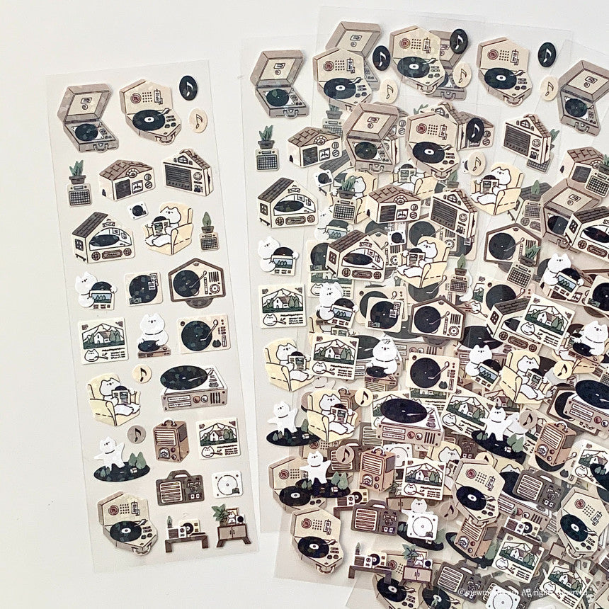 Mewmewbeam Sticker Sheet: LP
