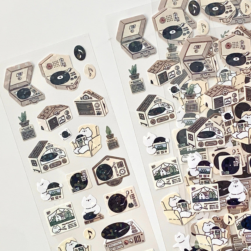 Mewmewbeam Sticker Sheet: LP