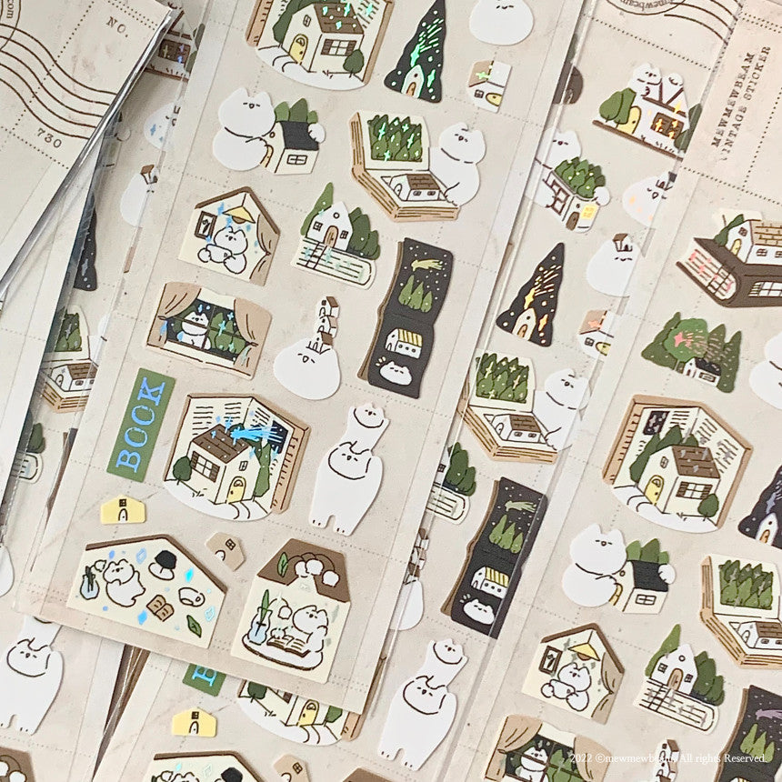Mewmewbeam Sticker Sheet: Lily of the Valley