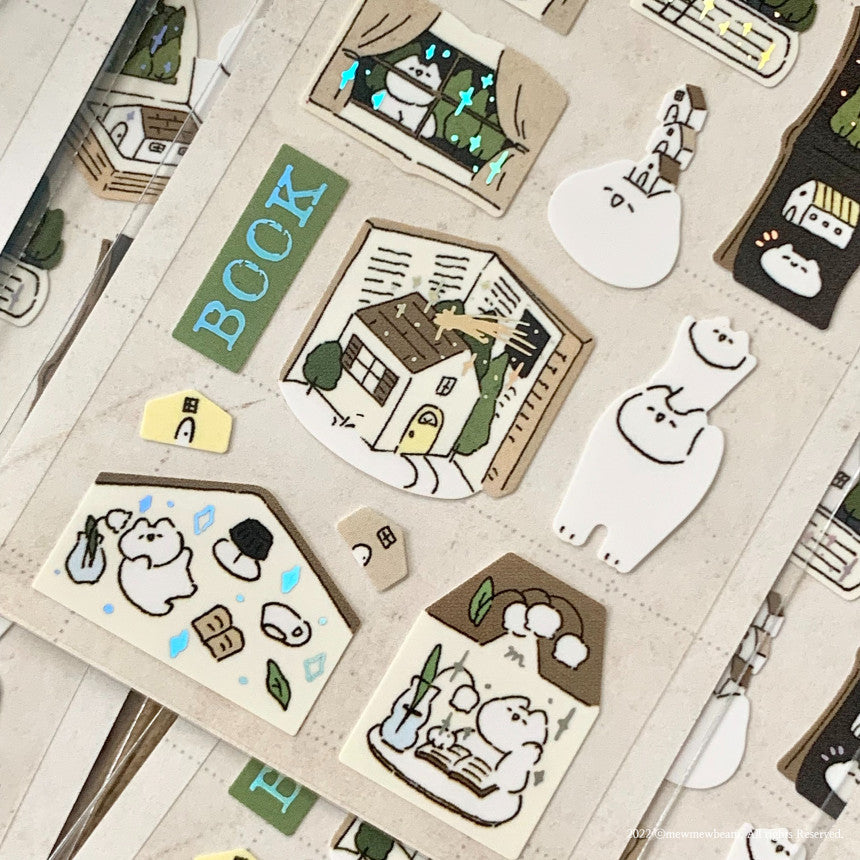 Mewmewbeam Sticker Sheet: Lily of the Valley