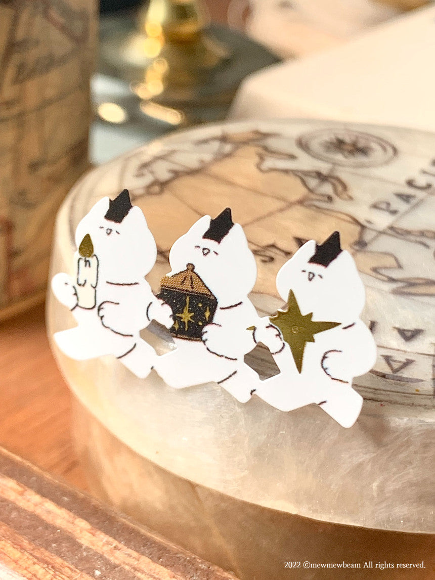 Mewmewbeam Sticker Sheet: Little Black Hat
