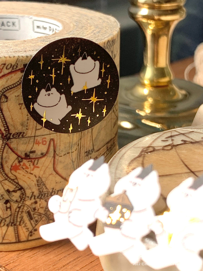 Mewmewbeam Sticker Sheet: Little Black Hat