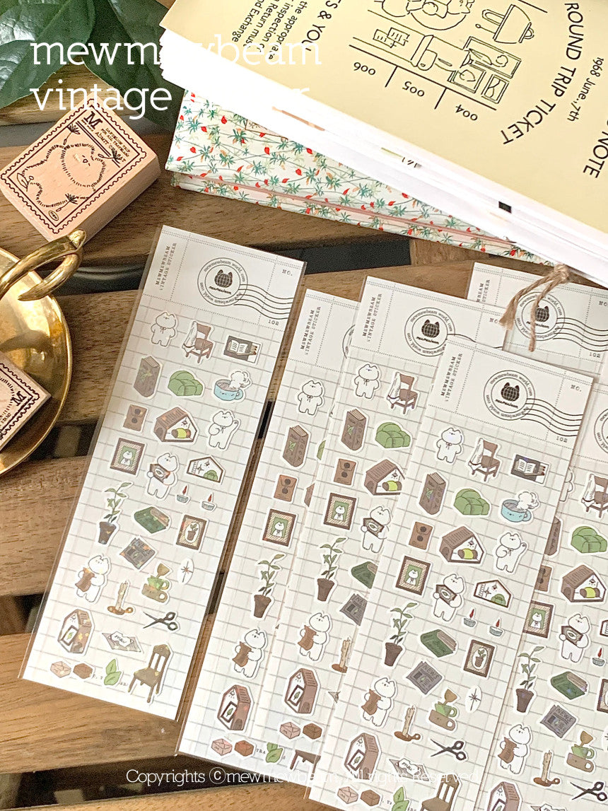 Mewmewbeam Sticker Sheet: Object