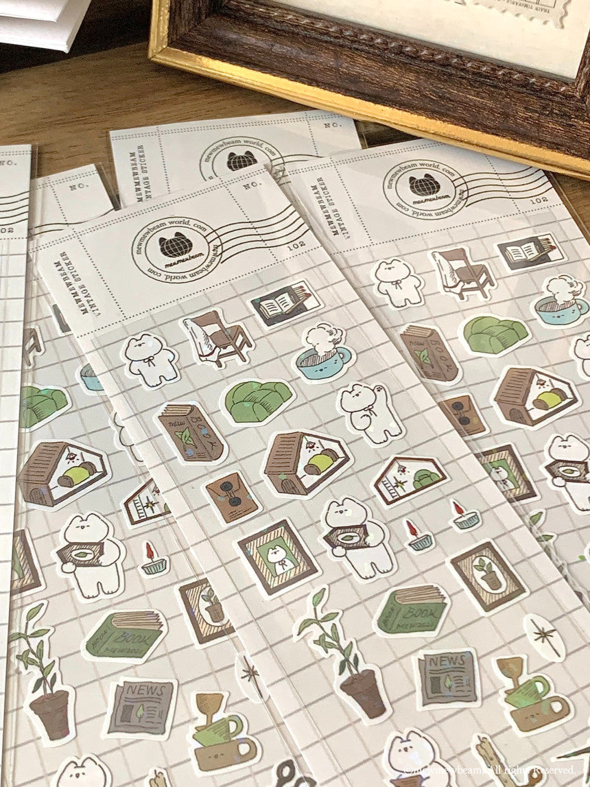 Mewmewbeam Sticker Sheet: Object