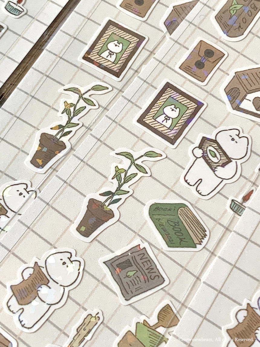 Mewmewbeam Sticker Sheet: Object