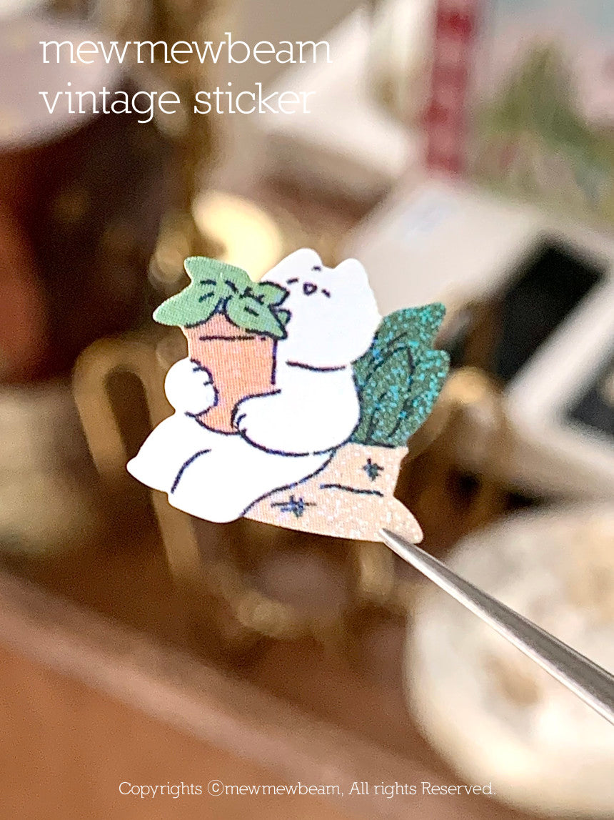 Mewmewbeam Sticker Sheet: Pot