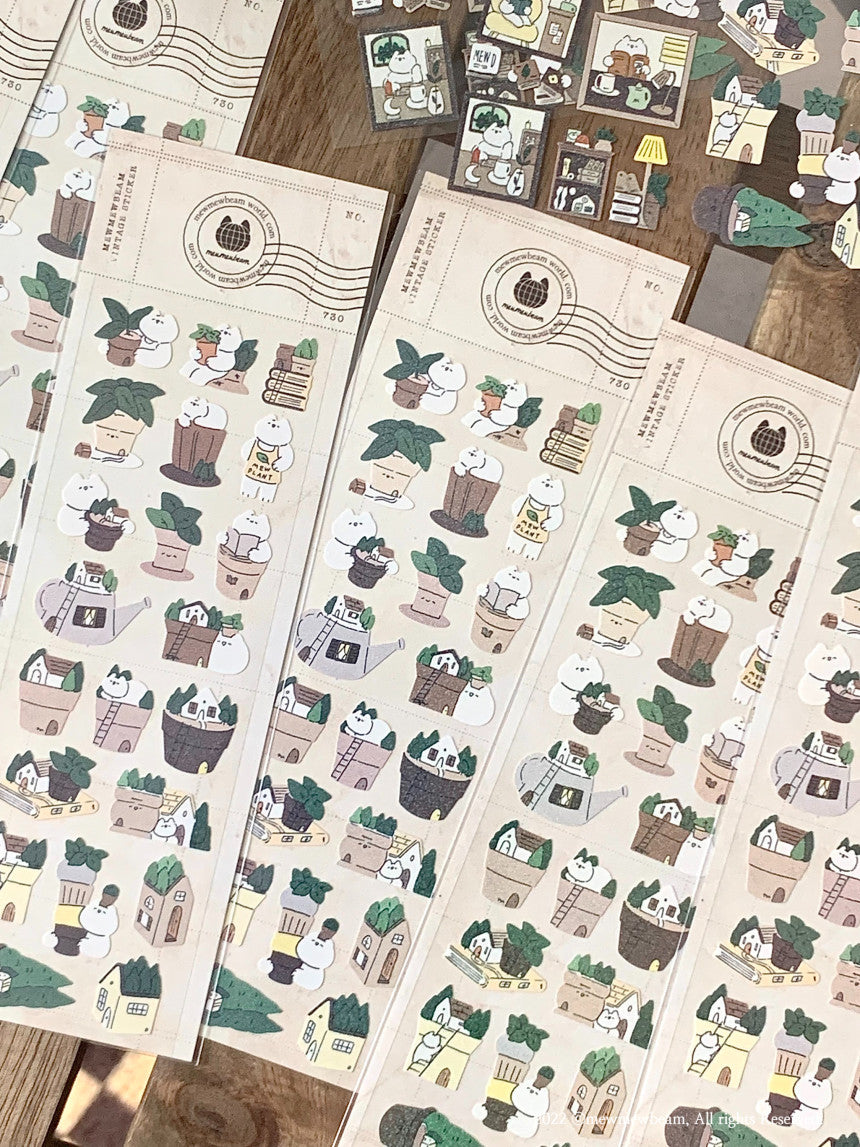 Mewmewbeam Sticker Sheet: Pot